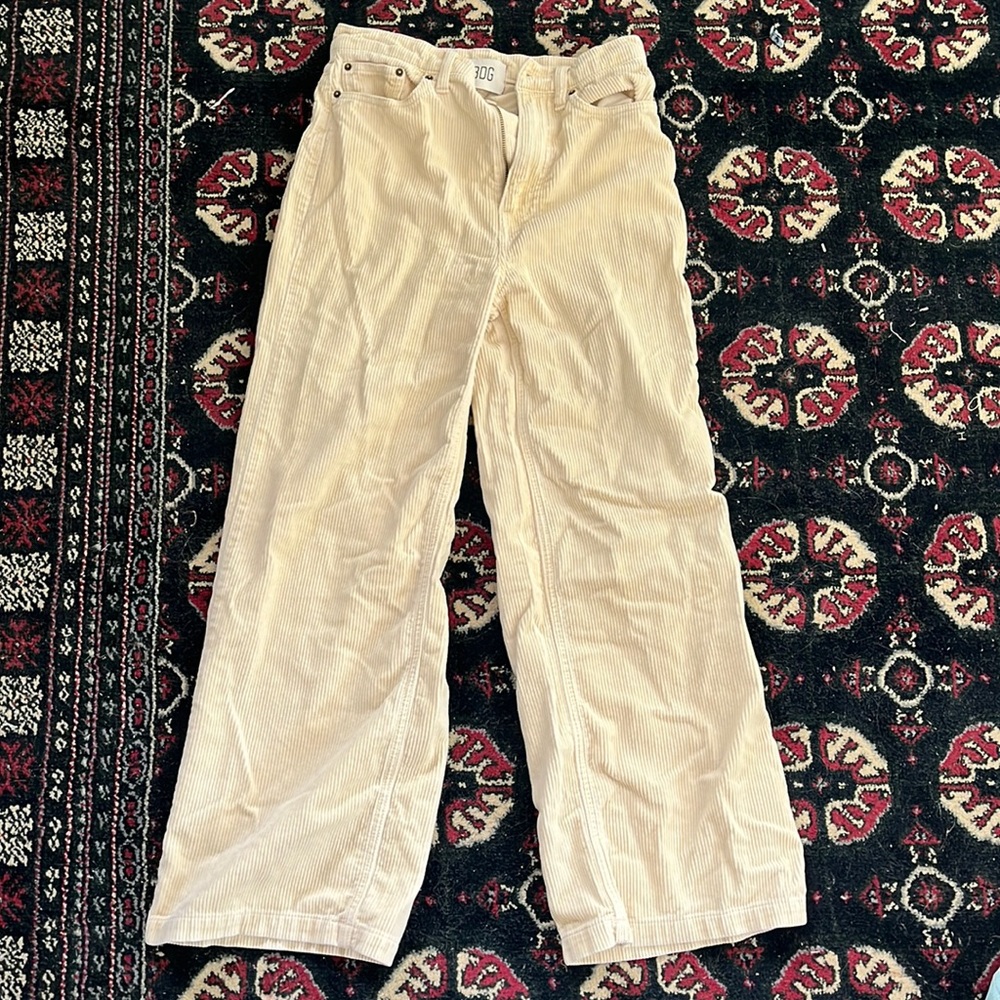 urban outfitters wide leg corduroy